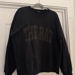 The Bar Black Crewneck Sweatshirt